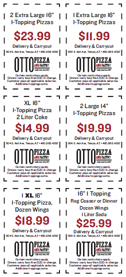 Otto's Specials